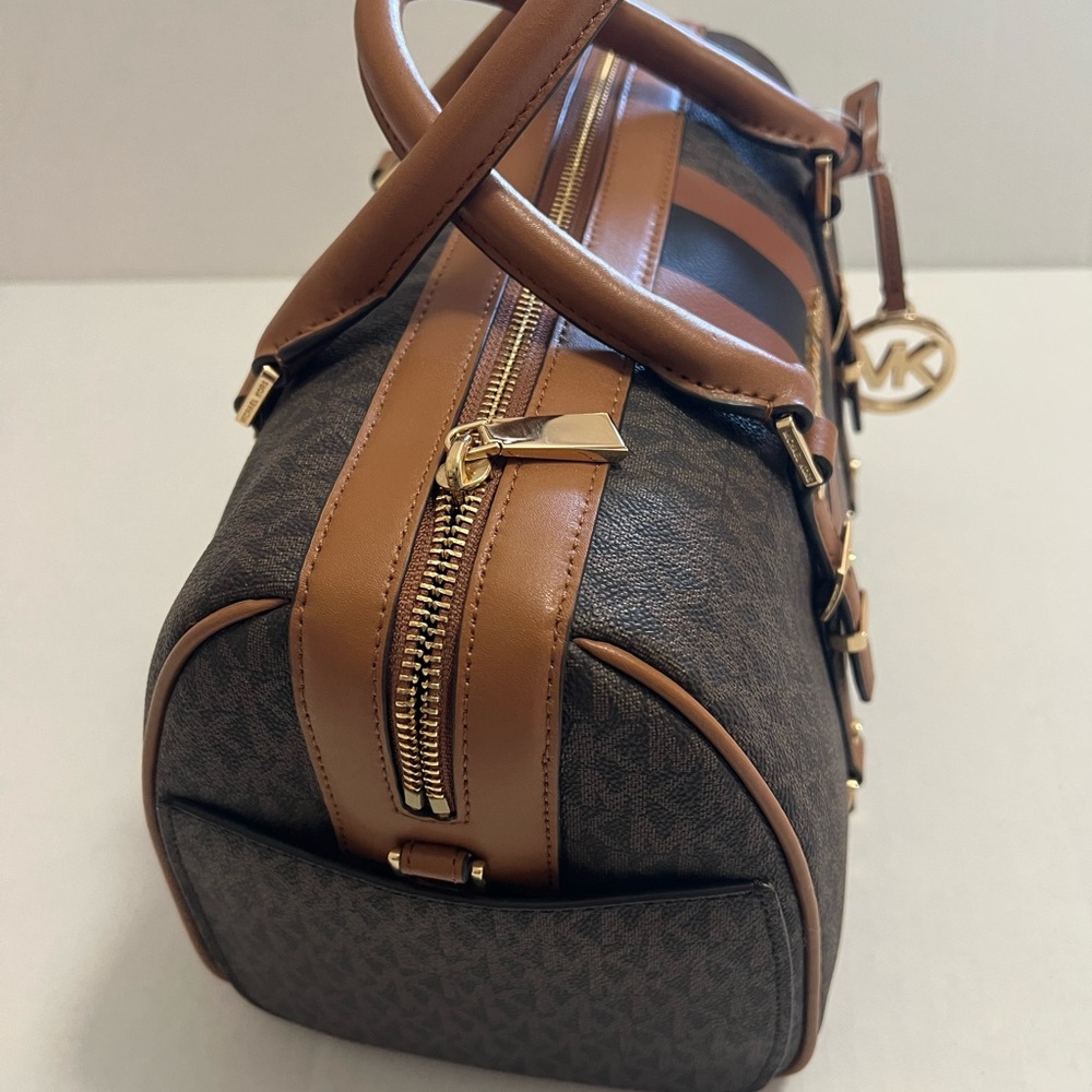 Michael Kors Brown and Black Crossbody Bag - Picture 4 of 15